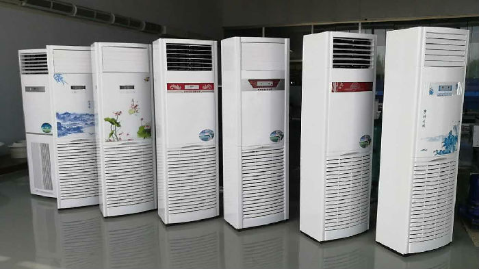 華盛立柜式風機盤管廠家對外銷售 型號齊全;武城縣華盛空調設備銷售部